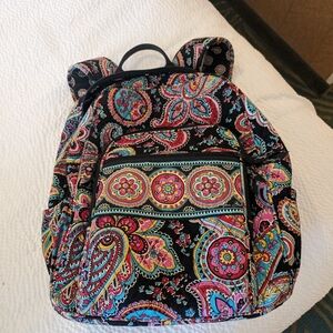 Vera Bradley Medallion Paisley Campus Quilted Backpack